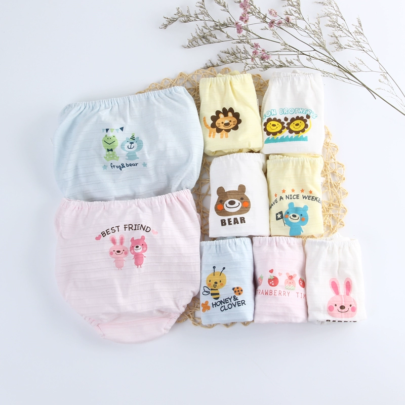 Trẻ sơ sinh cotton đồ lót tre bông mỏng tam giác bánh mì quần nam giới và phụ nữ bé đồ lót nam và nữ quần short