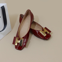 (clear bin price) brand new no imperfections ~ ~ full dermis design sense small crowdsourced single shoe women flat bottom shoes one foot pedal