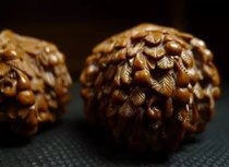 Ruyi Zhai Fu Lu Wan Dai old Beijing nuclear carving culture walnut traditional Intangible Culture hand play walnut craft