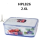 Khóa & Khóa chính hãng Dung lượng lớn Hộp ăn trưa Hộp lưu trữ Hộp lưu trữ Tủ lạnh Hộp kín Hộp cơm trưa 800ml-2.6L - Hộp cơm điện sưởi ấm