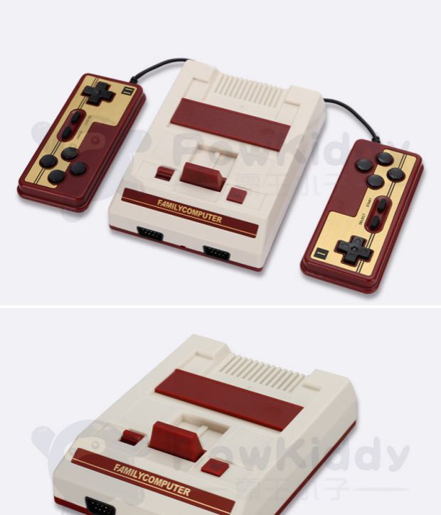 Máy chơi trò chơi Overlord kid HD HDMI mini Nintendo 80 máy màu đỏ và trắng cổ điển tích hợp sẵn 621 model - Kiểm soát trò chơi tay cầm chơi game bluetooth