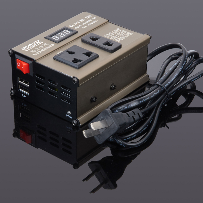 Inverter Pure Sine Wave Marine Power Inverter Dc24V to Ac220V Converter Ac Power Socket