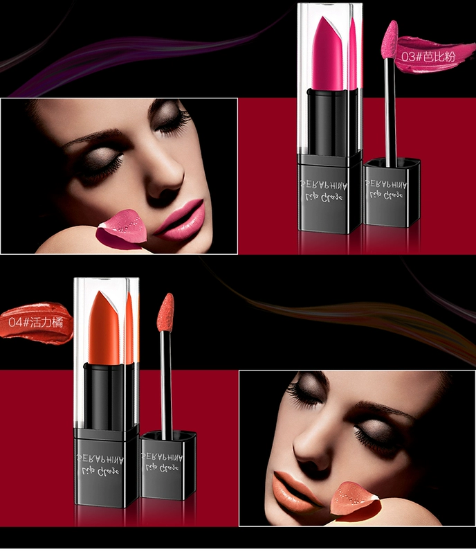 Serafina mờ môi men mờ nhung lỏng son môi màu cắn môi trang điểm không dính cup chống màu - Son bóng / Liquid Rouge