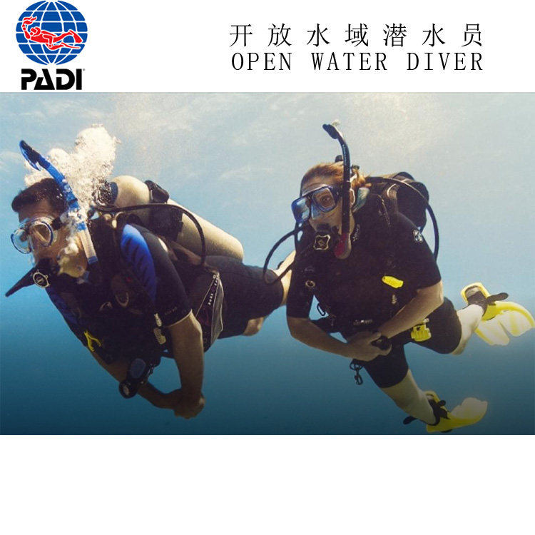 Padi open Water open waters Junior divers Chengdu Diving test training transferability
