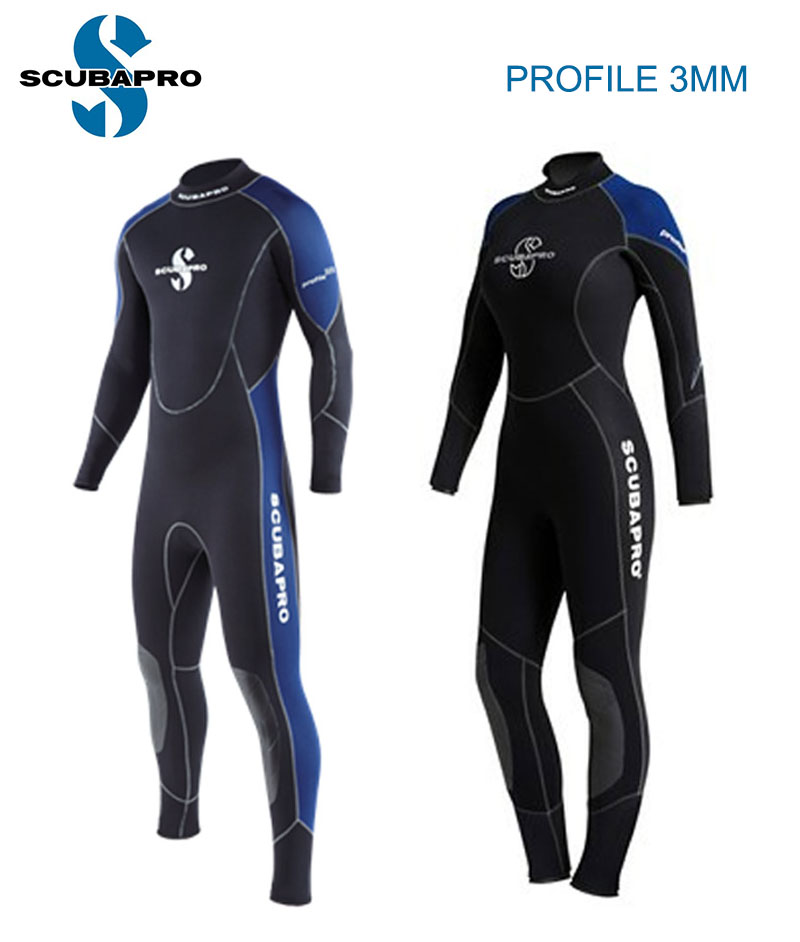 Spot scubapro PROFILE 3MM men's wetsuit long sleeve warm scuba diving