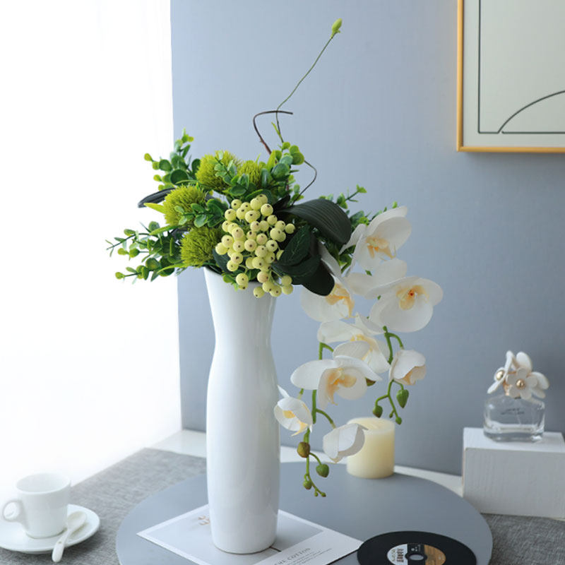 Hand-feel simulation Flower Modern Living Room Desktop Flower Making Butterfly Orchid Light Luxury Decoration