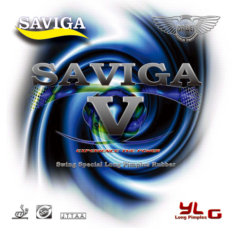 Saviga v single rubber small particles Durable attack long rubber medium particles
