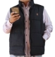 Thêm phân bón để tăng vest nam vest mùa đông 400 kg vest béo siêu cỡ size không tay xuống áo vest cotton áo khoác vest nam mỏng