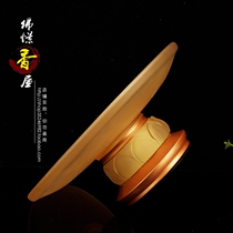 Buddhas incense house Taiwan glazed pure bronze fruit tray for the Buddha 4-phase glazed fruit tray Buddhist temple dedicated to the fruit-dish tribute tray