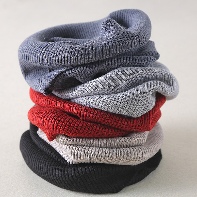 Fall and winter wool neck cover men and women knit neck and neck guard neck, warm and thick scarf pure color and false collar