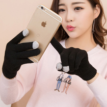 Cashmere Five Fingers Gloves All Finger MEN AND WOMEN UNIVERSAL WINTER KNIT WARM SPECIAL PRICE KOREAN VERSION LOVERS WOOL GLOVES