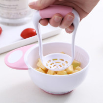 Baby food grinder Manual food grinding bowl Bangbei baby food processing tableware Puree grinding scrub plate