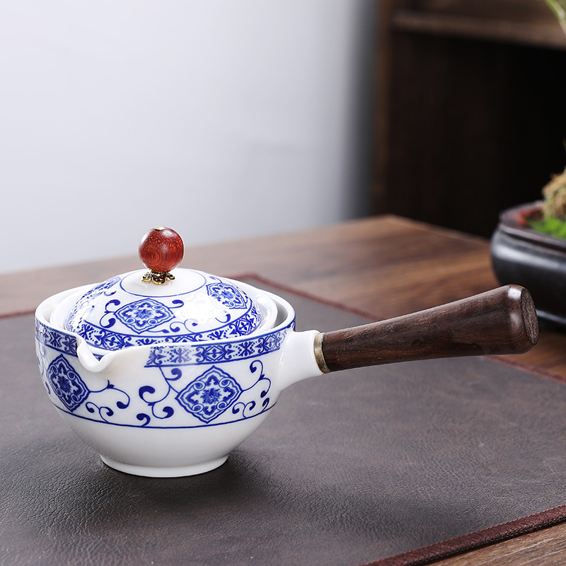 Carefree tea maker Lazy Man Automatic Kung Fu Teapot Tea Tea Set 360 Degrees Rotating Teapot for Easy Bubble Teapot-Taobao