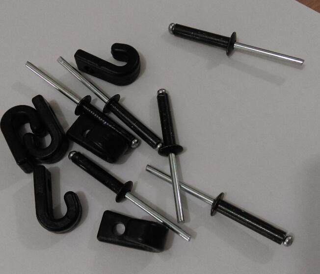 Set of 6 J hooks, kayak accessories, kayak DIY accessories