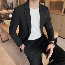 Mens western-style suit Spring Summer Korean version Leisure handsome High feeling of a small suit jacket mans trend