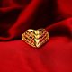 Thai gold jewelry 24k bride wedding imitation fake gold jewelry that will not fade for a long time Vietnamese sand gold ring for women