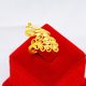 Thai gold jewelry 24k bride wedding imitation fake gold jewelry that will not fade for a long time Vietnamese sand gold ring for women