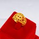 Thai gold jewelry 24k bride wedding imitation fake gold jewelry that will not fade for a long time Vietnamese sand gold ring for women