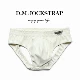 D.M Quần lót nam thấp eo Sexy PU Leather Thongs Sexy Tide Men C Quần đôi Quần phiên bản giới hạn - G-string