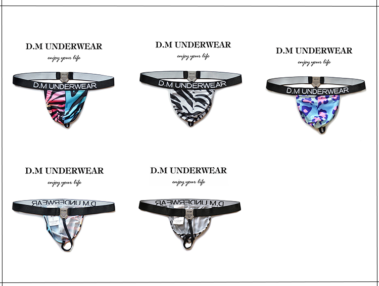 leopard thongs 
