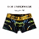 D.M đồ lót nam sang trọng in boxer eo ngắn thời trang gợi cảm thủy triều quý tộc boxer da báo thoải mái sịp calvin klein