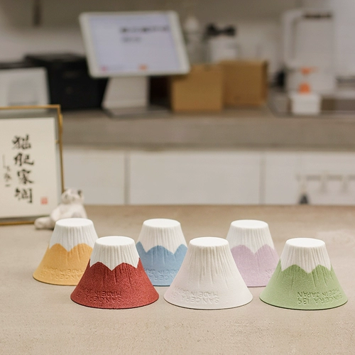 Cofil Fuji Japan Импортирован с помощью Tianbao Mount Fuji ручная керамика керамика Ceramics Cup Cup Filter Paper