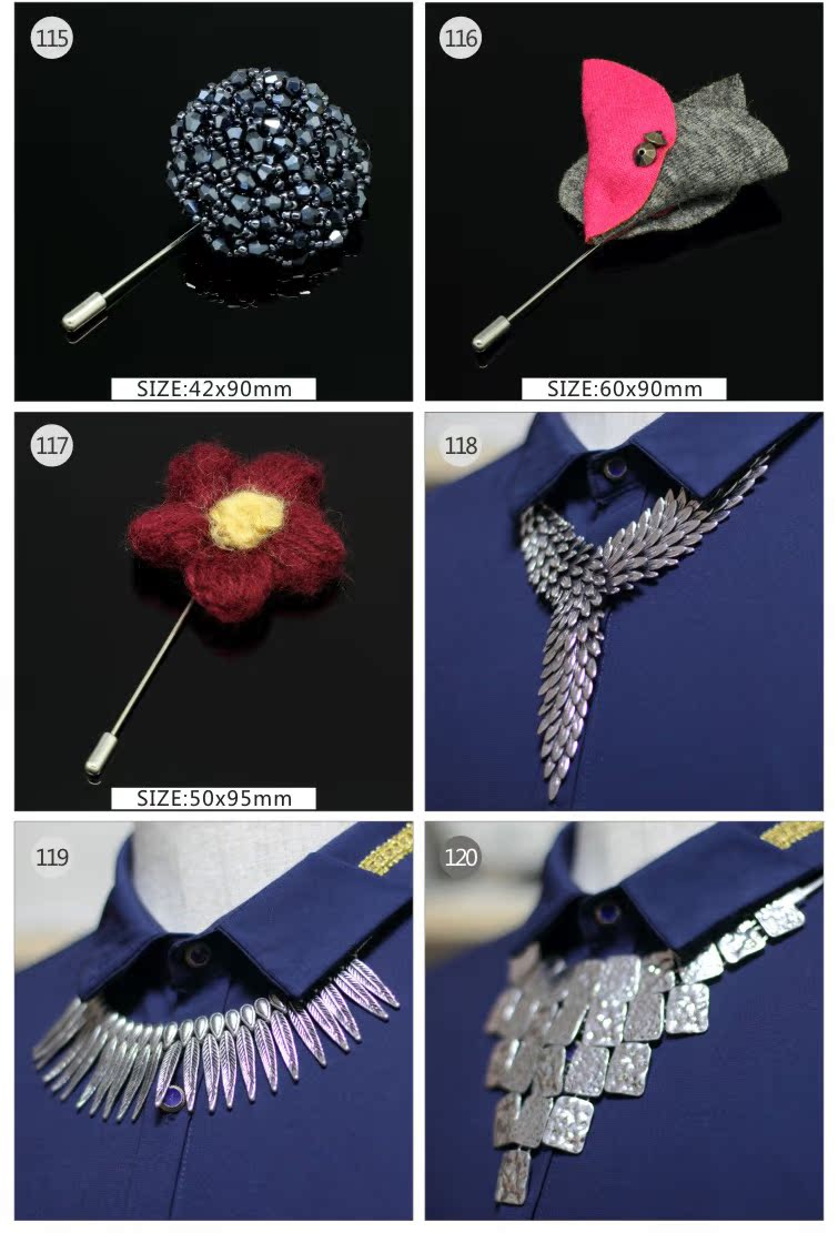Broche Lovers en Matériau mixte - Ref 1174542 Image 120