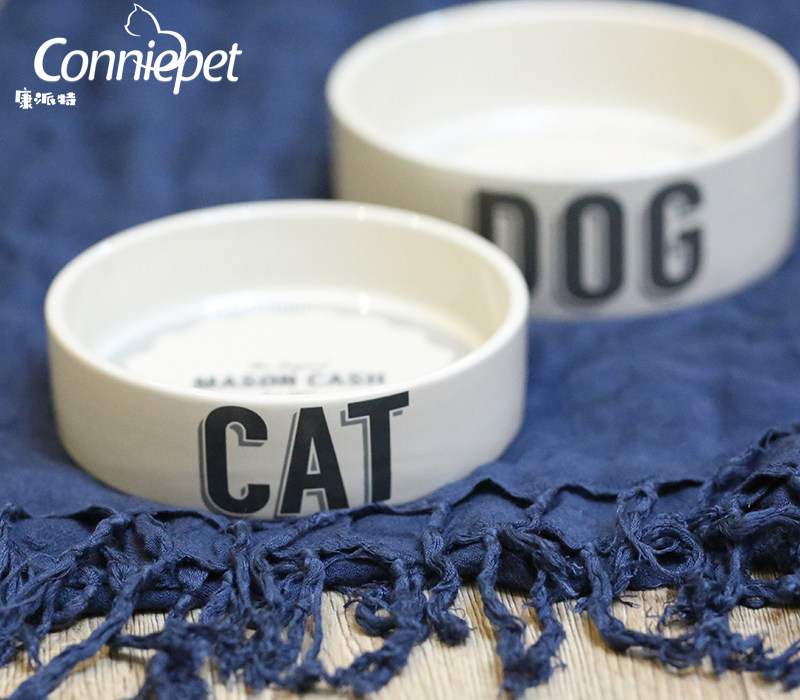 Kangpaite classic cat bowl Dog Bowl Pet Bowl ceramic cat dog universal food bowl pet dog Rice Bowl thickening aggravation