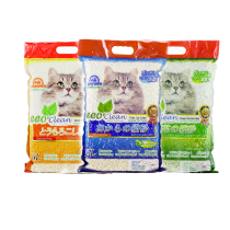 konpad te-NEO litter flavor tofu sand deodorant food grade plant sand water-based coarse particles 6L 2 8KG