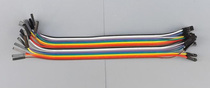 DuPont wire sleeve wiring double head 1P plastic shell length 20CM female to female 1 group of 10 colored