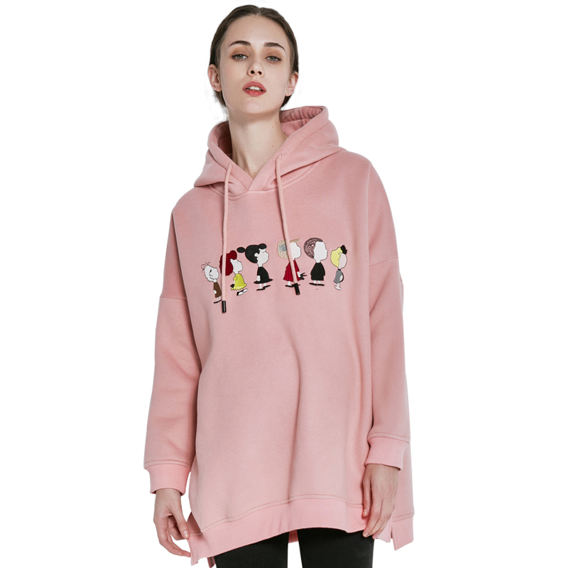 萱柯菲孕妇卫衣女秋冬装加绒加厚中长款时尚外