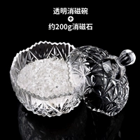 Чаша для размагничивания гипсофилы + камень для размагничивания белый кристалл 200г