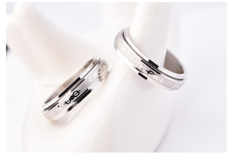 Bague mixte en Acier au titane - Ref 3088481 Image 14