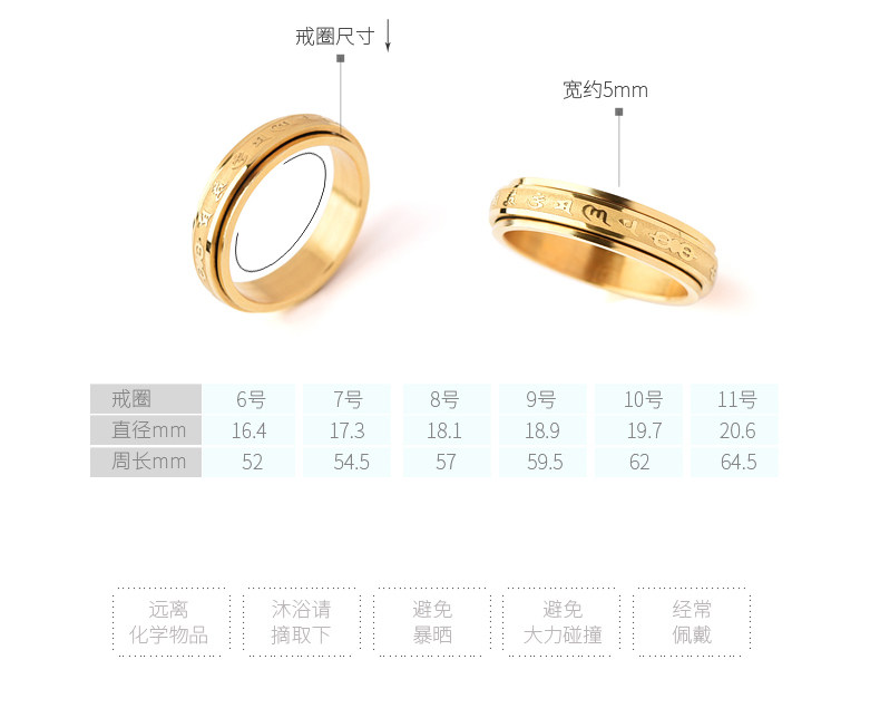 Bague mixte en Acier au titane - Ref 3088481 Image 19