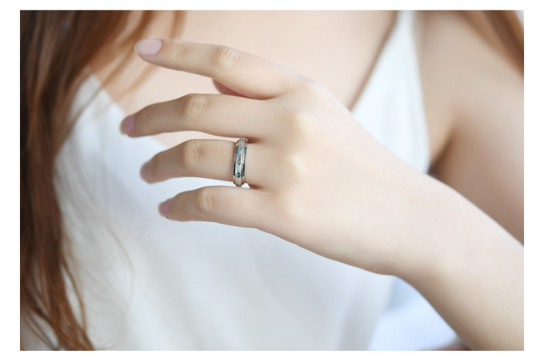 Bague mixte en Acier au titane - Ref 3088481 Image 12