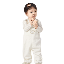 (Same style in the mall) Balabala Girls Suit Autumn Baby Overalls Two-piece Set Exquisite Western and Fashionable