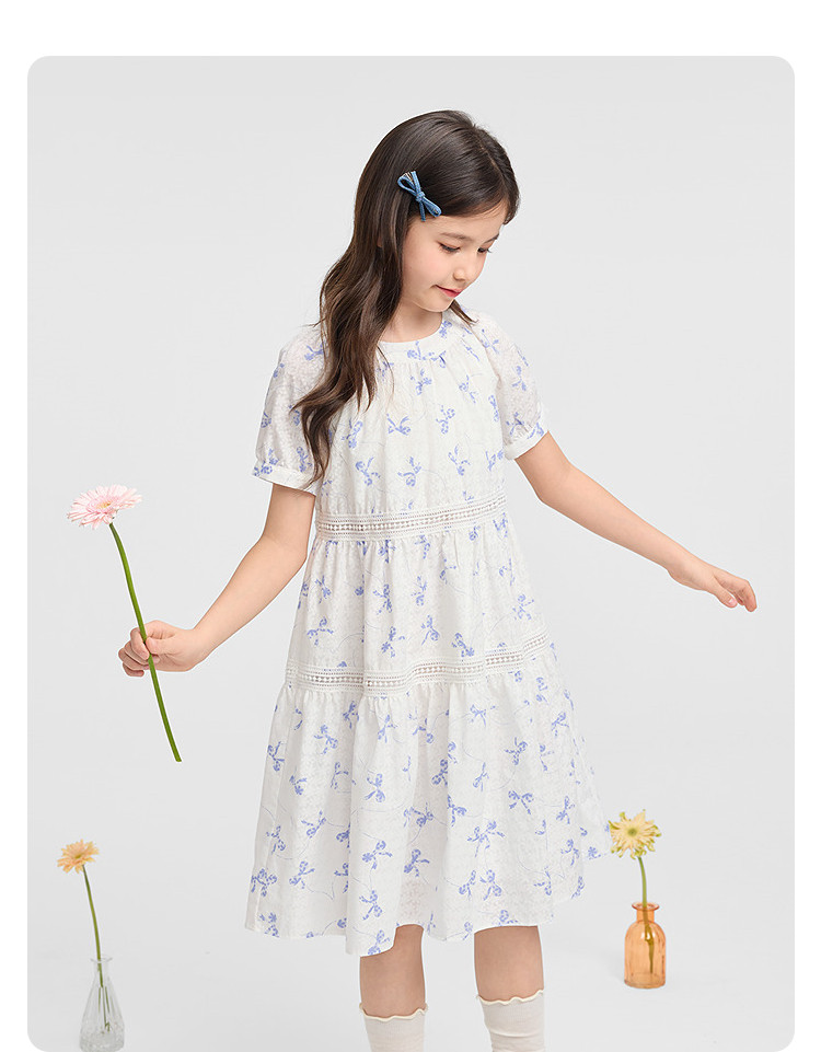 [Same Style in Shopping Malls] Balabala Kidsren's Clothing Girls' Skirts Kidsren's Dresses 2026 New Summer Princess Dresses — 22