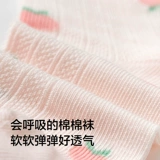 [Тот же стиль в торговых центрах] Носки Balabala для девочек и детские сетчатые носки, летние тонкие дышащие жаккардовые носки, две пары