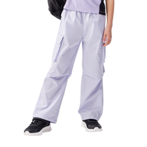 Balabala girls casual pants childrens pants 2024 summer thin medium and large childrens cool quick-drying parachute pants