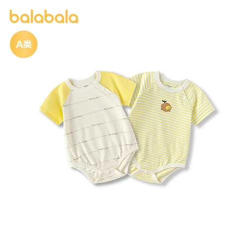 巴拉巴拉 Детский комбинезон для новорожденных, боди, хлопковый комплект, летняя летняя одежда