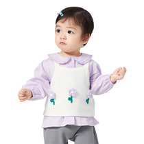 Balabala baby autumn clothing womens long-sleeved suit childrens clothing two-piece set soft and skin-friendly sweet fashionable and exquisite