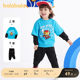 Balabala children's clothing boy's suit baby autumn children's two-piece suit foreign style