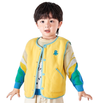 (Tmall U first) Balabala childrens vest baby vest boys autumn and winter girls baby vest childrens clothing