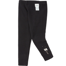 Balabala Girls Leggings Elastic Slim Childrens Trousers Autumn Childrens Clothes Sweet Bow Pants Literary