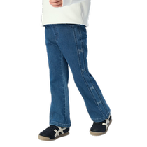 (Same style in the mall) Balabala childrens clothing childrens jeans girls 2024 autumn style style flared trousers