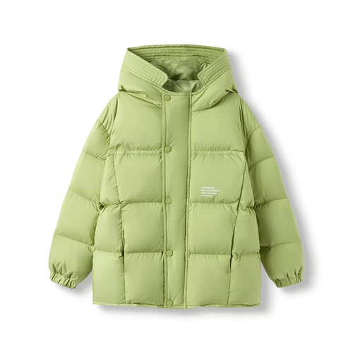 巴拉巴拉 Детский пуховик с пухом для мальчиков, куртка с капюшоном, детская шапочка, детская одежда, подходит для подростков