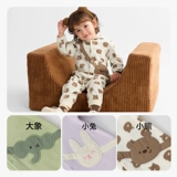 巴拉巴拉 Детское осеннее термобелье, милое флисовое боди для выхода на улицу