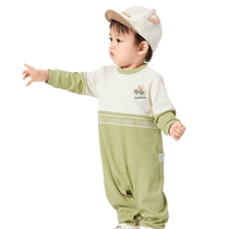 Balabala baby clothes jumpsuit boys autumn clothes baby girls going out bag fart clothes 2024 new style