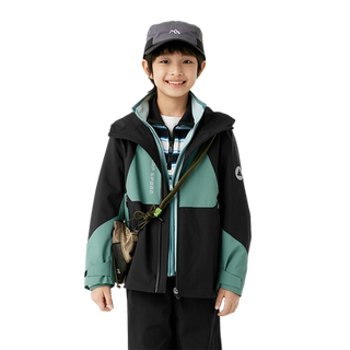 巴拉巴拉童装儿童冲锋衣男童上衣秋装2025两件套外套潮大童运动