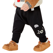Bala Bala Boy Dress Baby Pants Boy Long Pants Autumn Winter Girl Gush Pants Baby Pp Pants External Wearing Cute